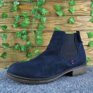 Graceland Women 37 Navy Blue Textile Chelsea Ankle Boots‎ Casual Slip-On